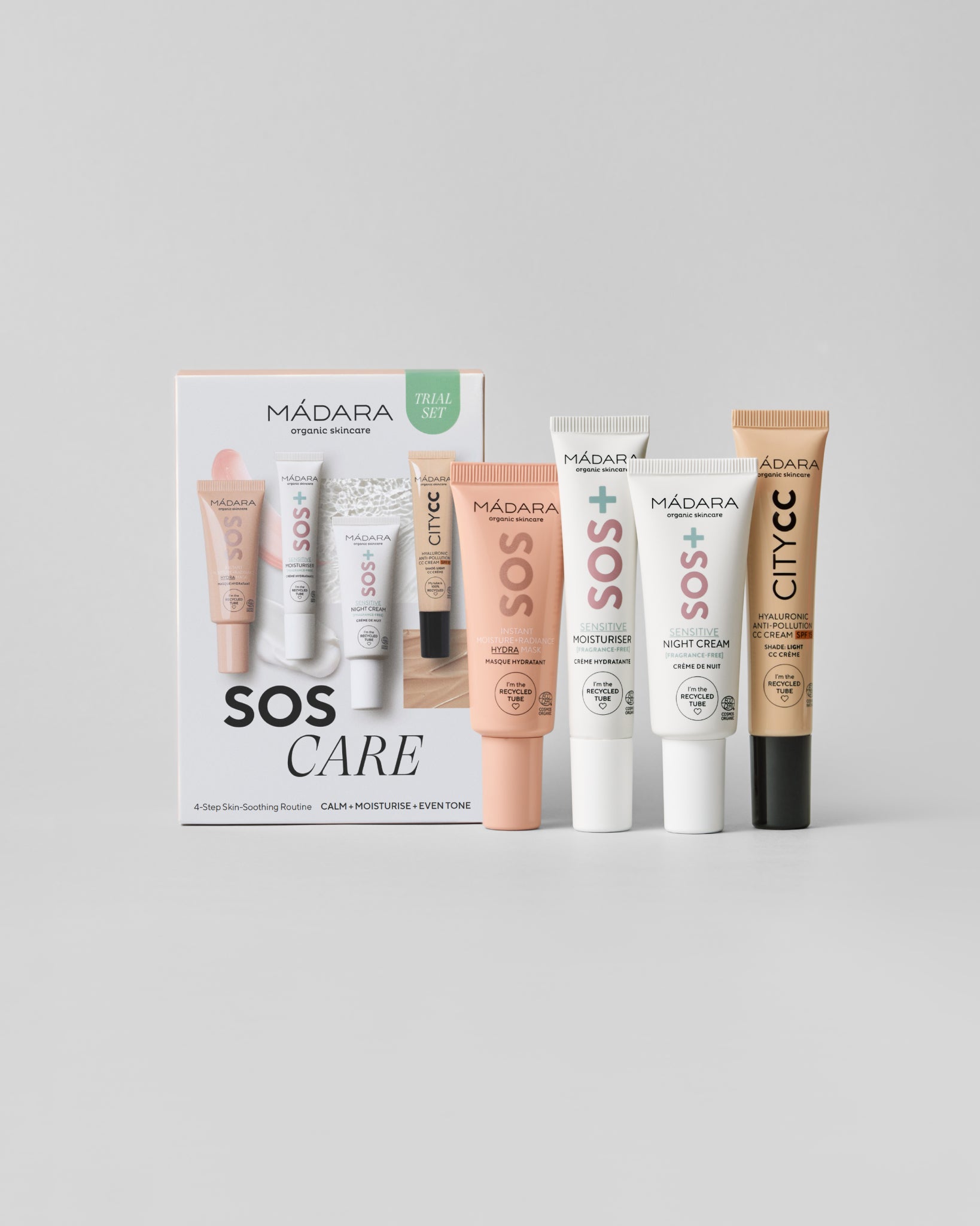 SOS Care 4-Step Skin-Soothing Routine Set