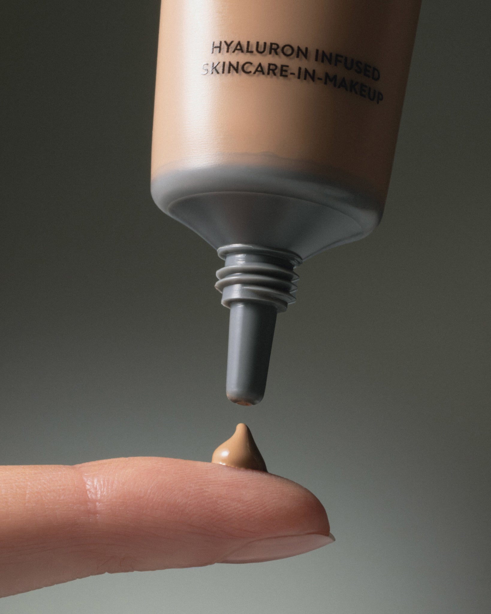 MÁDARA Organic Skincare semi matte peptide foundation A6090 foundation product photo on plain background.